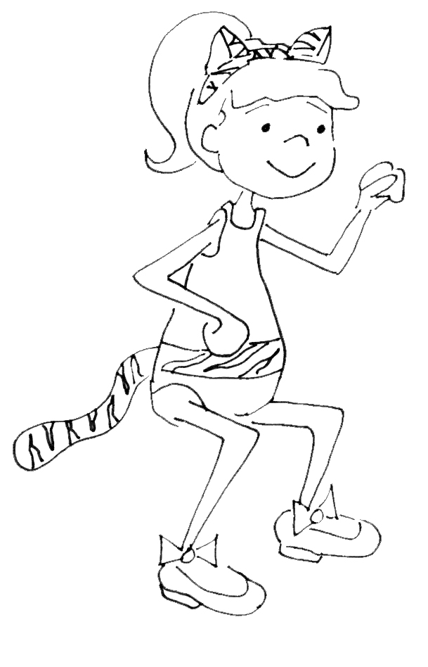 dance coloring pages personalized - photo #5