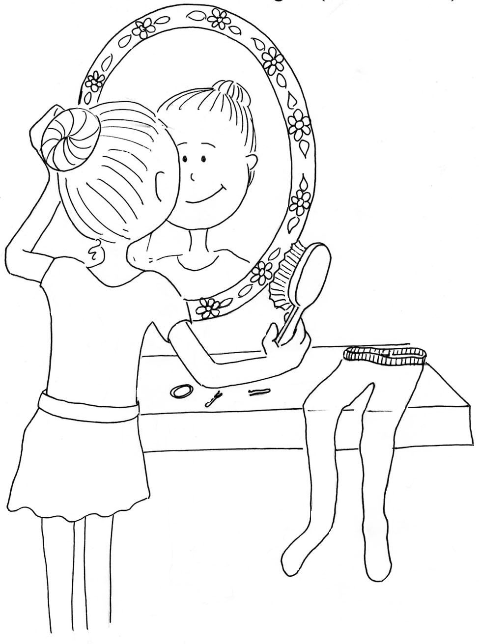 dance coloring pages for girls - photo #28