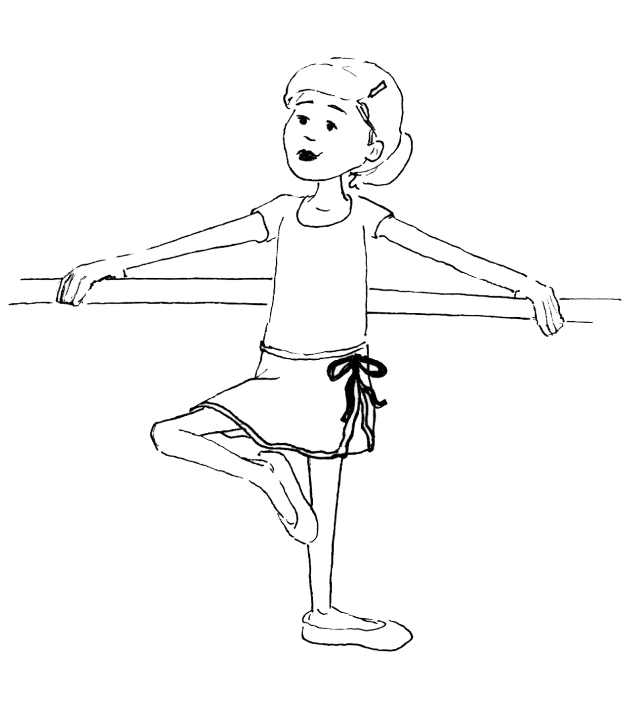 tap dancing coloring pages - photo #33